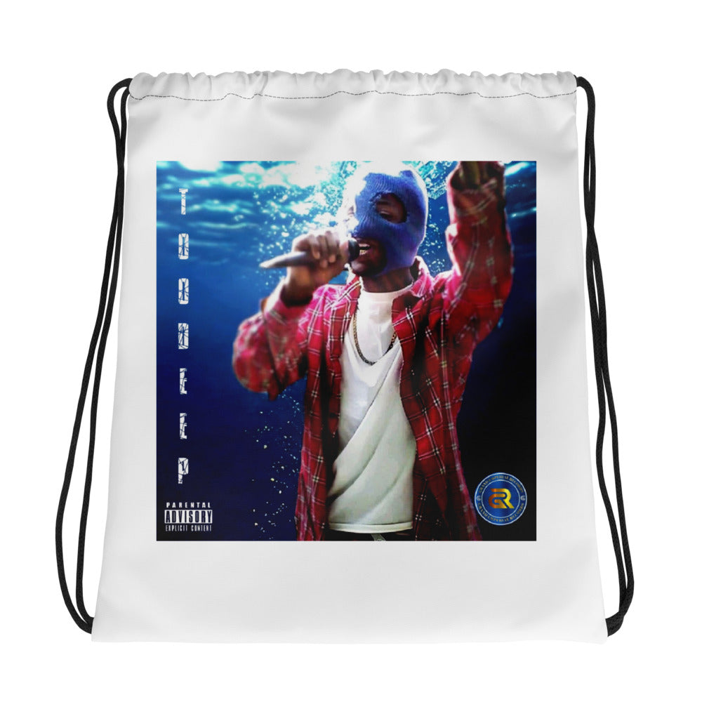 Too Deep Drawstring bag