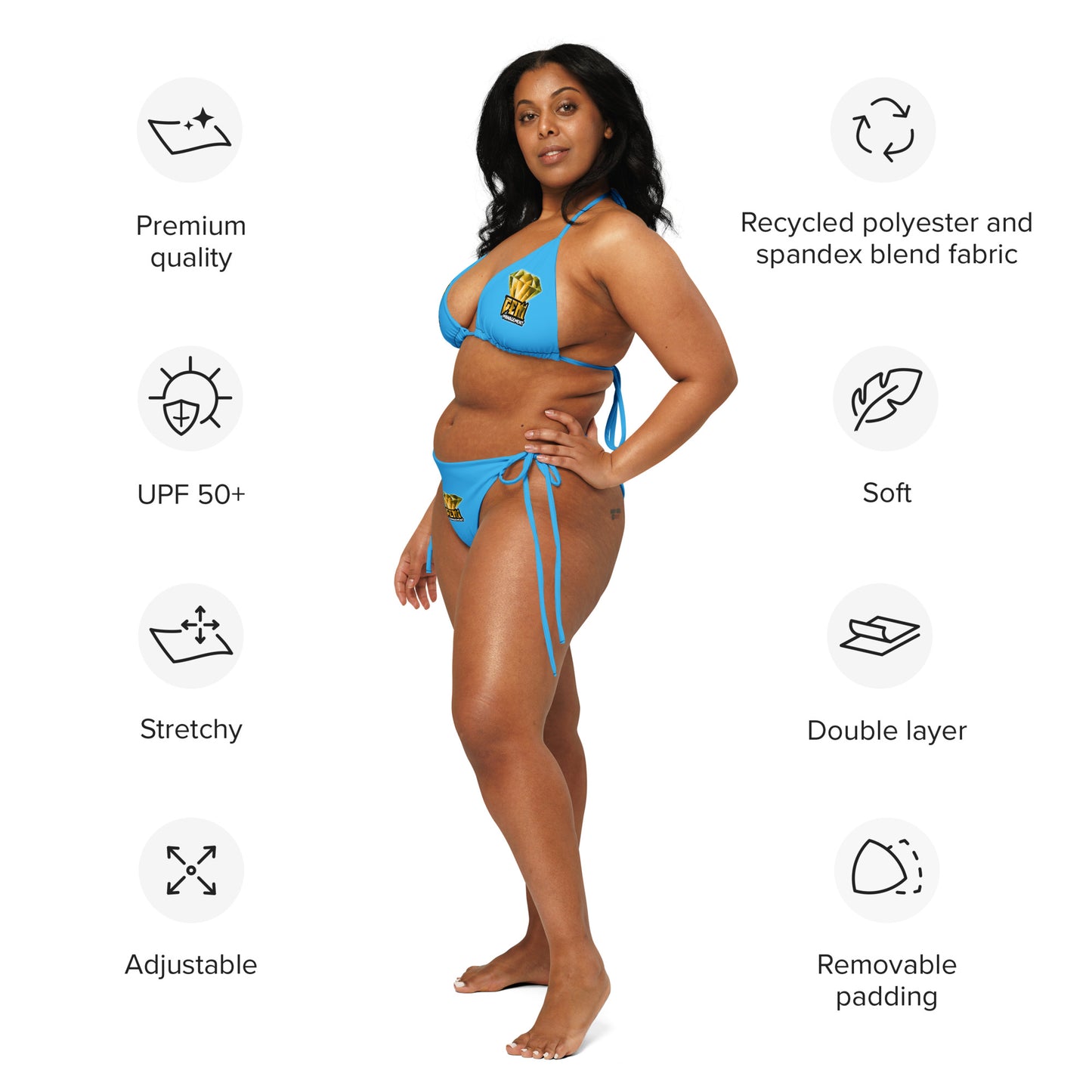 Gem Management(inspired) string bikini